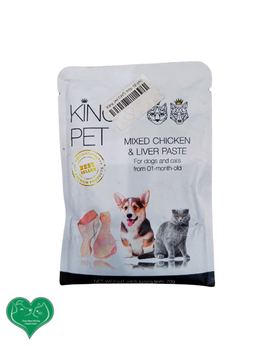 Thức ăn pate cho mèo King’s Pet 70g