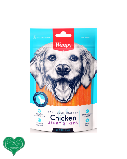 Bánh Thưởng WANPY Dog Treat Snack Cho Chó - 100gr - Nhiều Vị