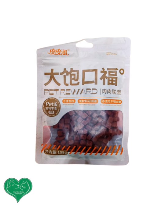 BÁNH THƯỞNG - THỊT BÒ VIÊN - ỨC GÀ SẤY - XƯƠNG CUỐN GÀ SẤY TAOTAOPET TÚI 100G CHO CHÓ MÈO