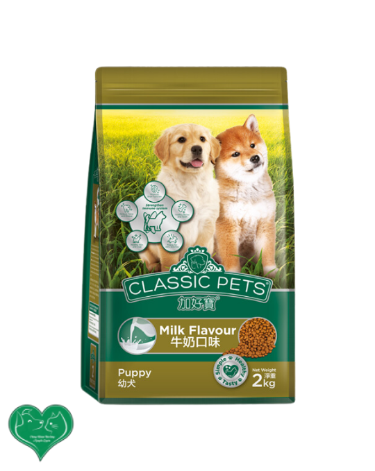 THỨC ĂN HẠT CHO CHÓ CON VỊ SỮA CLASSIC PET PUPPY GÓI 400G